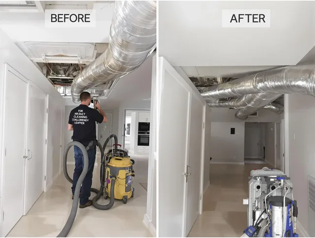 East Bridgewater Air Duct Cleaning professional performing thorough air duct cleaning in East Bridgewater