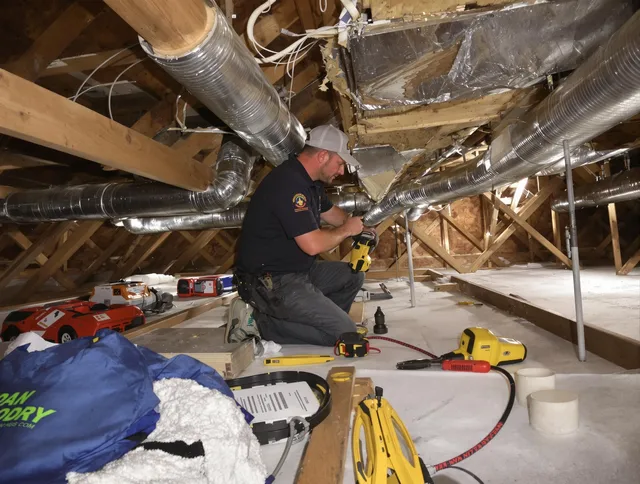 Professional air duct repair by East Bridgewater Air Duct Cleaning in East Bridgewater
