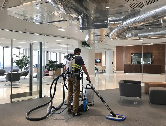 Commercial duct cleaning service by East Bridgewater Air Duct Cleaning in East Bridgewater
