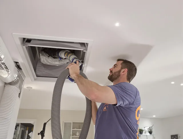 Precision indoor duct cleaning by East Bridgewater Air Duct Cleaning in East Bridgewater